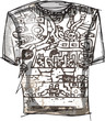Grunge inca tee. Vector illustration