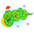 Vektor: New year snake New year snake