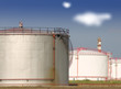 Gas storage tanks