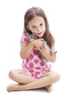 Photo: smile girl with a kitten smile girl with a kitten