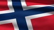 Vídeo: Norwegian flag, 3d animation. perfect seamless loop Norwegian flag, 3d animation. perfect seamless loop