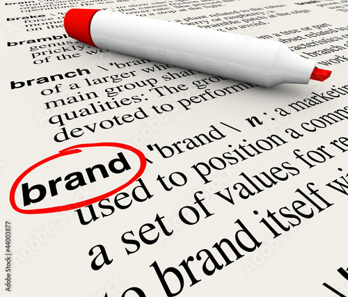 Illustration: Brand Definition Word Dictionary Marketing Awareness Brand Definition Word Dictionary Marketing Awareness