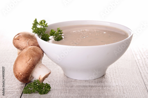 Photo: mushroom soup mushroom soup