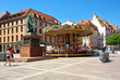 Carrousel sur la place Gutenberg à Strasbourg