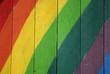 canvas print picture - Regenbogenhintergrund
