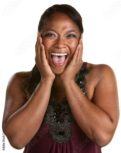 Photo: Laughing Black Woman Laughing Black Woman