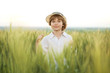 Little boy in the hat