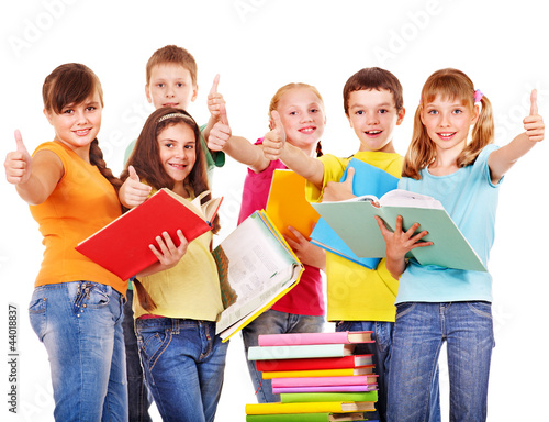 Photo: Group of teen people. Group of teen people.