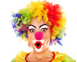 Portrait of clown.