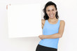 Foto: sportlich mit Schild sportlich mit Schild