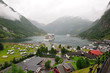 Photo: Geiranger fjord Norway Geiranger fjord Norway
