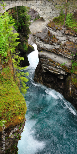 Photo: Waterfall "Gudbrandsjuvet" In Norway Scandinavia Waterfall "Gudbrandsjuvet" In Norway Scandinavia