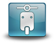 Light Blue 3D Effect Icon "Scooter"