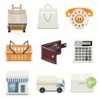 shopping vector icon set