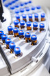 Test equipment with mini glass tubes
