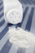 Spilled baby powder