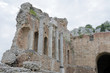The Ancient theatre of Taormina in Sicily, Italy.