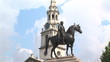 Video: Bronze statue of King George IV on horse London, UK Bronze statue of King George IV on horse London, UK