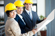group of professional construction managers