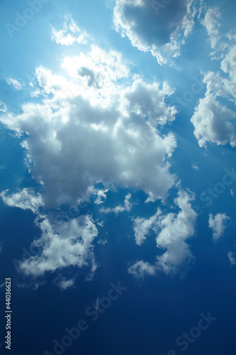 Photo: clouds in the blue sky clouds in the blue sky