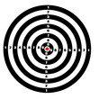 Vektor: dart board dart board