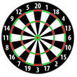 Vektor: dart board dart board