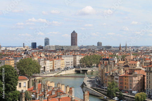 Photo: Vue sur Lyon, France Vue sur Lyon, France