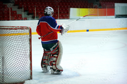 Photo: Hockey goalie Hockey goalie