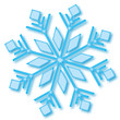 Weihnachten Schneeflocke Eis