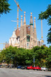 Sagrada Família's main facade. Barcelona.