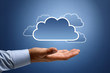 Photo: Cloud computing concept Cloud computing concept