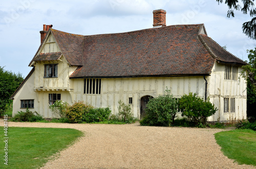 Photo: Large Tudor farmhouse at Flatford Large Tudor farmhouse at Flatford