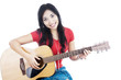 Photo: Female guitarist Female guitarist