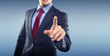 Foto: Man with Touchscreen Man with Touchscreen