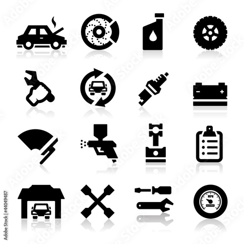 Vector: Auto Repair Icons Auto Repair Icons