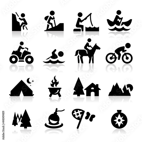 Vector: Recreation icons Recreation icons