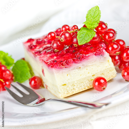 Photo: Käsekuchen mit Johannisbeeren Käsekuchen mit Johannisbeeren