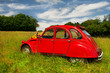 Red French car