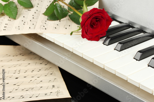 Photo: background of piano keyboard background of piano keyboard
