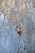 Climber On Sistiana Rock, Trie...