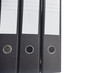 Close-up of file folder over white background