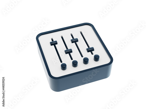 Photo: mixer amplifier setting mixer amplifier setting