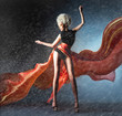 Dancer in the snow