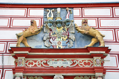 Photo: Eingangsportal vom Stadthaus in Coburg Eingangsportal vom Stadthaus in Coburg