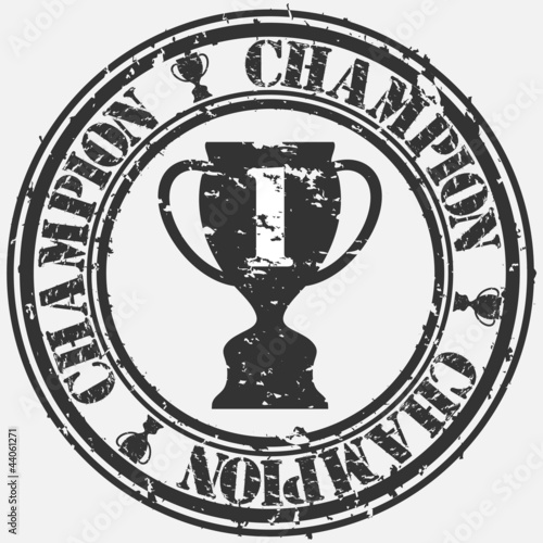 Vector: Champion rubber stamp, vector illustration Champion rubber stamp, vector illustration