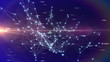 Abstract  background with numbers and network.