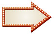 Arrow lights sign