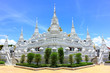 Pagoda watasokaram of Samut Prakan in thailand