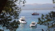 Boats at Adriatic Sea in Croatia