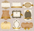 vintage labels vector